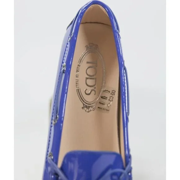 Tod's Gomma Lu Laccetto Patent Leather Moccasins - Picture 5 of 9